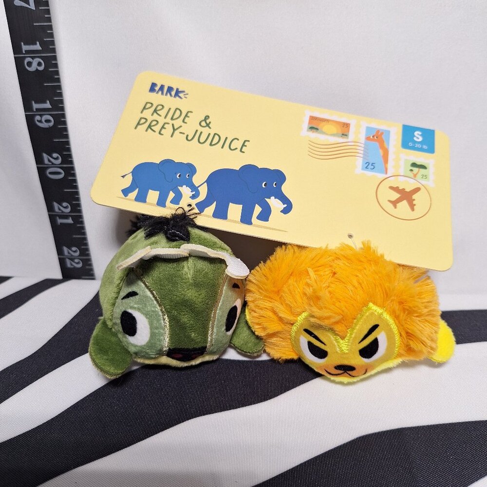 NWT Bark Pride & Prey-Judice Dog Toys S
